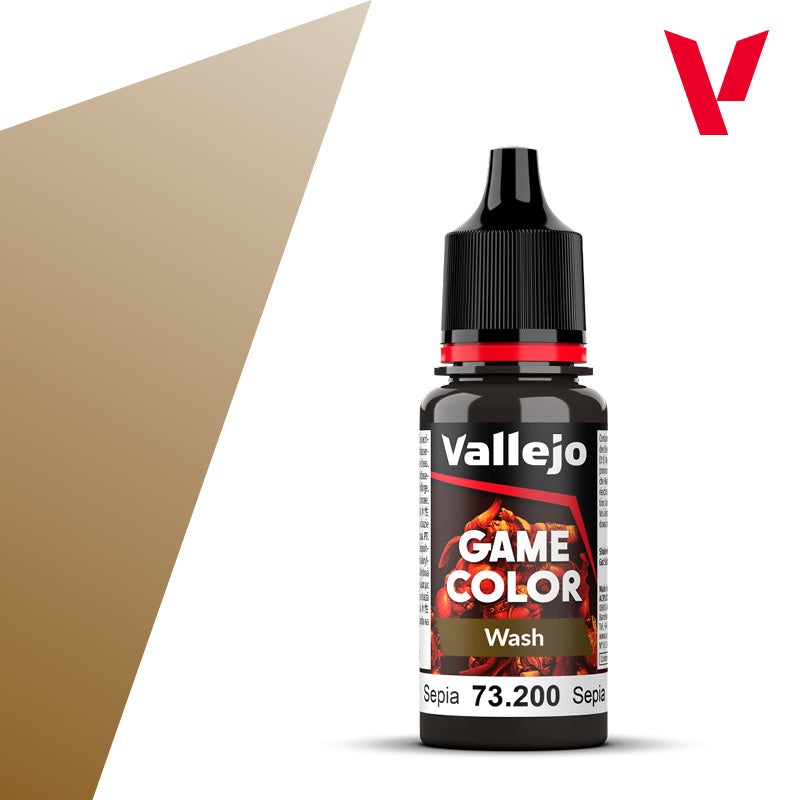 Vallejo - Game Color - Wash - Sepia [73.200] (18ml)