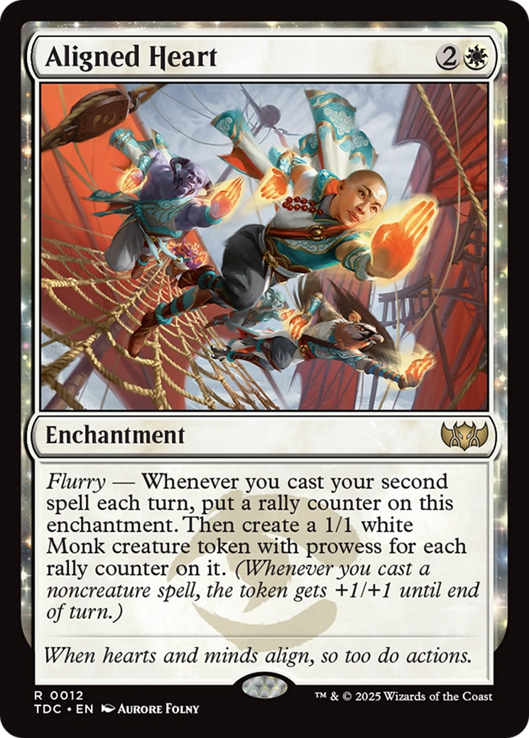 Aligned Heart (TDC-012) - Commander: Tarkir: Dragonstorm