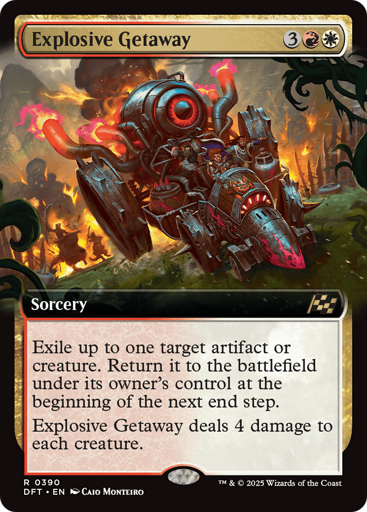 Explosive Getaway (Extended Art) (-390) - Aetherdrift