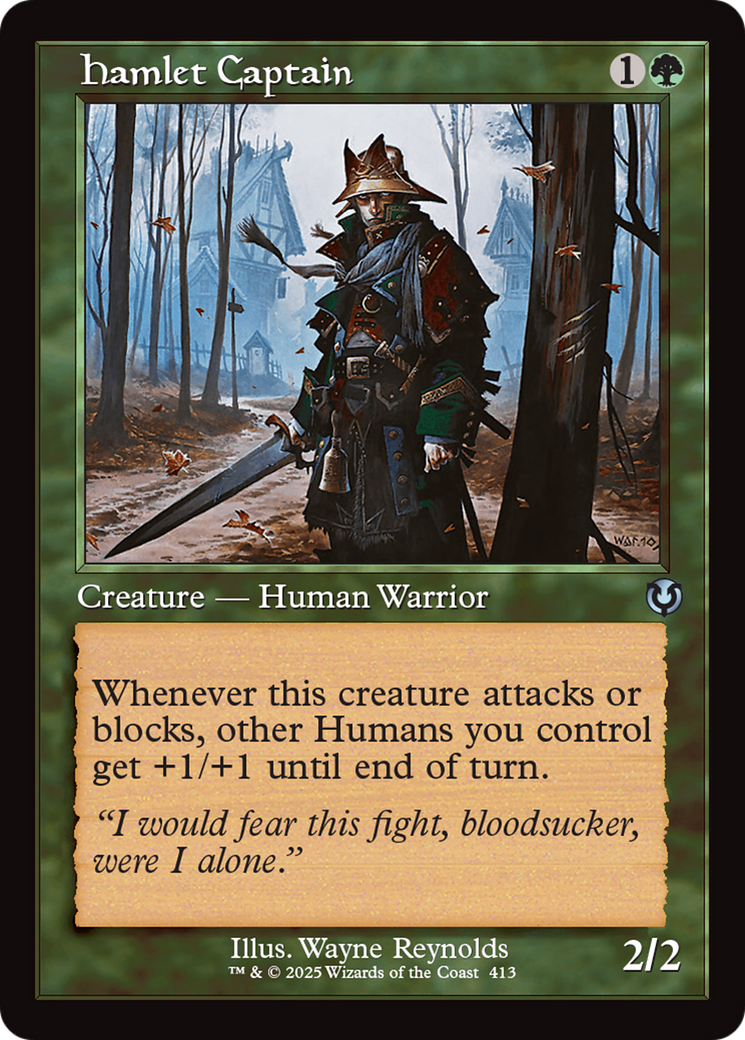 Hamlet Captain (Retro Frame) (-413) - Innistrad Remastered Foil