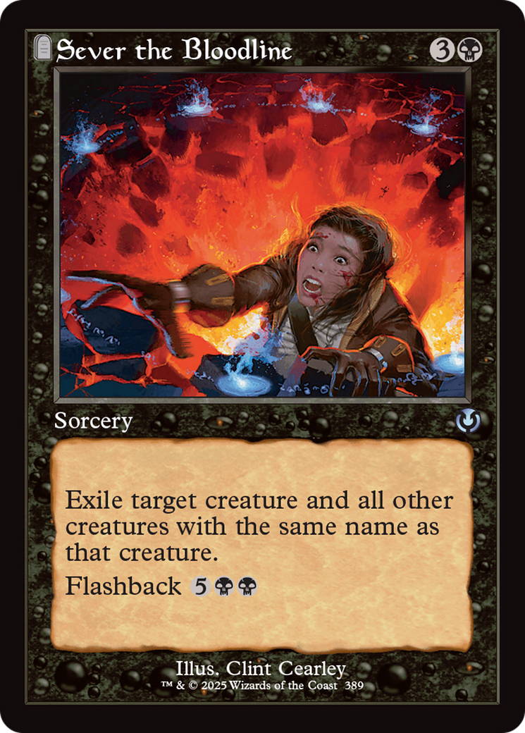 Sever the Bloodline (Retro Frame) (-389) - Innistrad Remastered