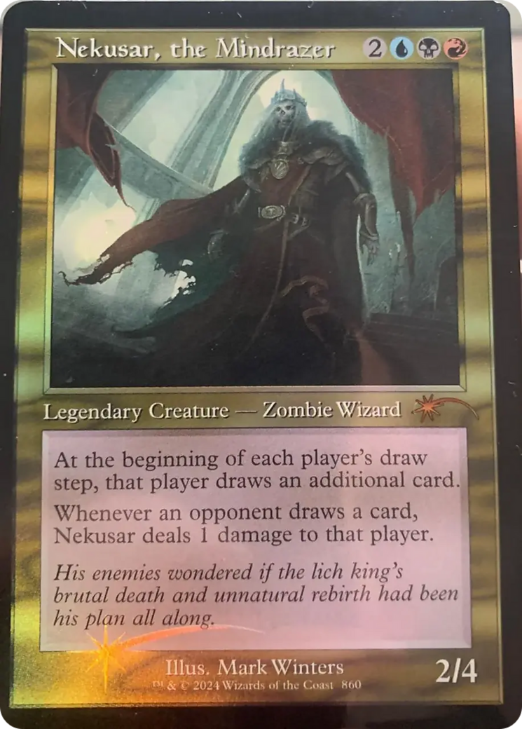 Nekusar, the Mindrazer (Retro Frame) (SLD-860) - Secret Lair Drop Series Foil