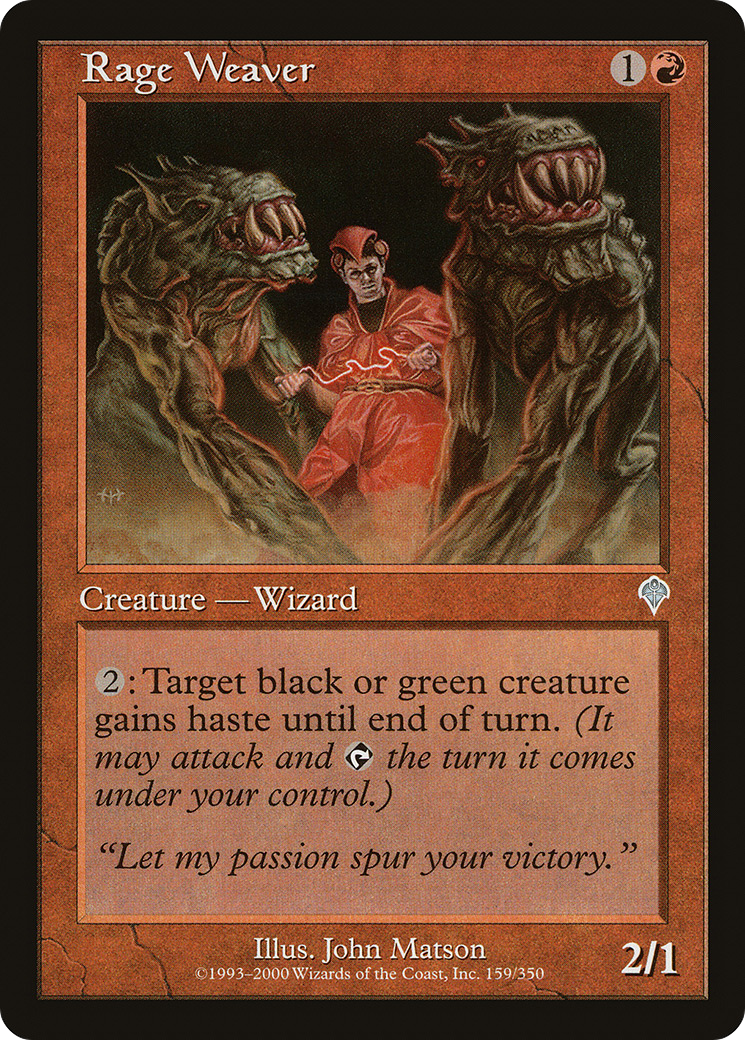 Rage Weaver [Invasion]