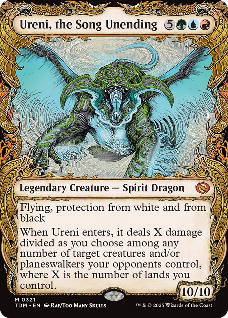 Ureni, the Song Unending (Showcase) (TDM-321) - Tarkir: Dragonstorm Foil