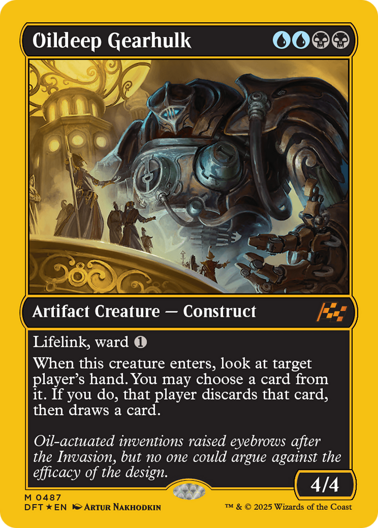 Oildeep Gearhulk (First-Place Foil) (-487) - Aetherdrift