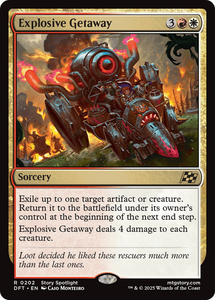 Explosive Getaway (-202) - Aetherdrift