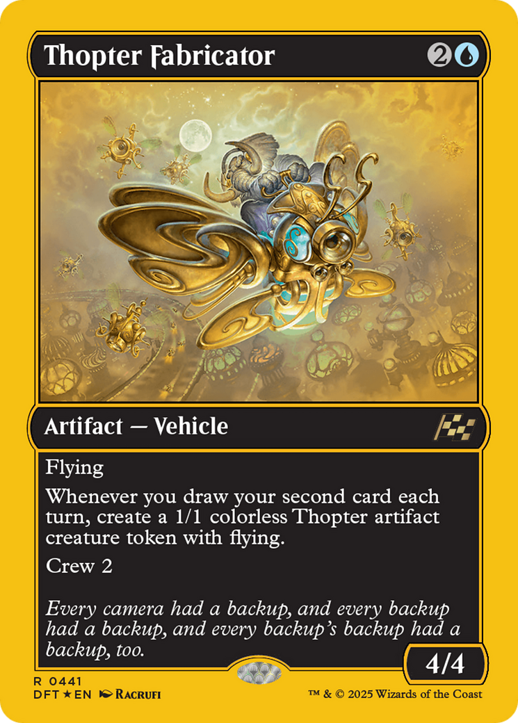 Thopter Fabricator (First-Place Foil) (-441) - Aetherdrift