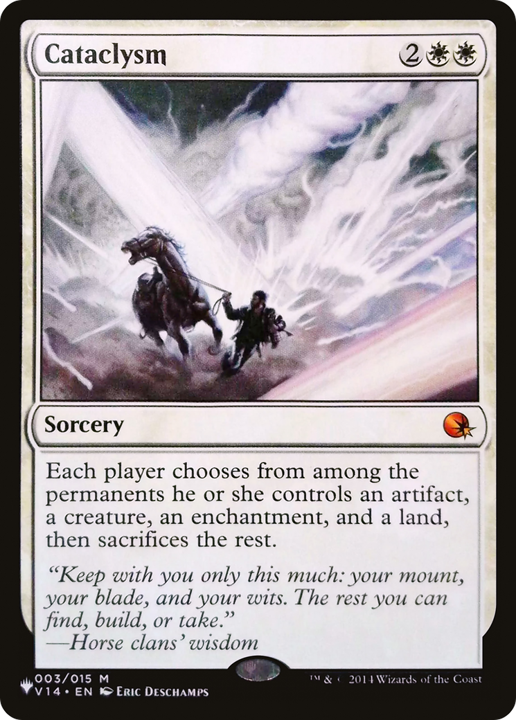 Cataclysm [The List Reprints]