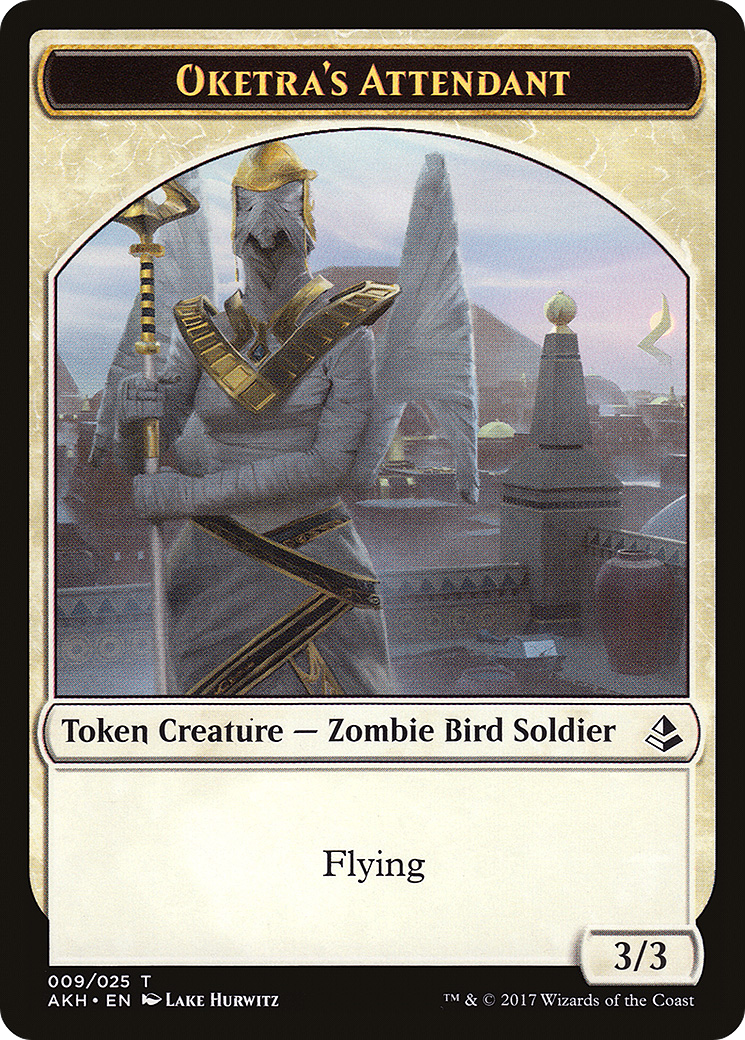Oketra's Attendant (AKH-009) - Amonkhet Tokens Foil
