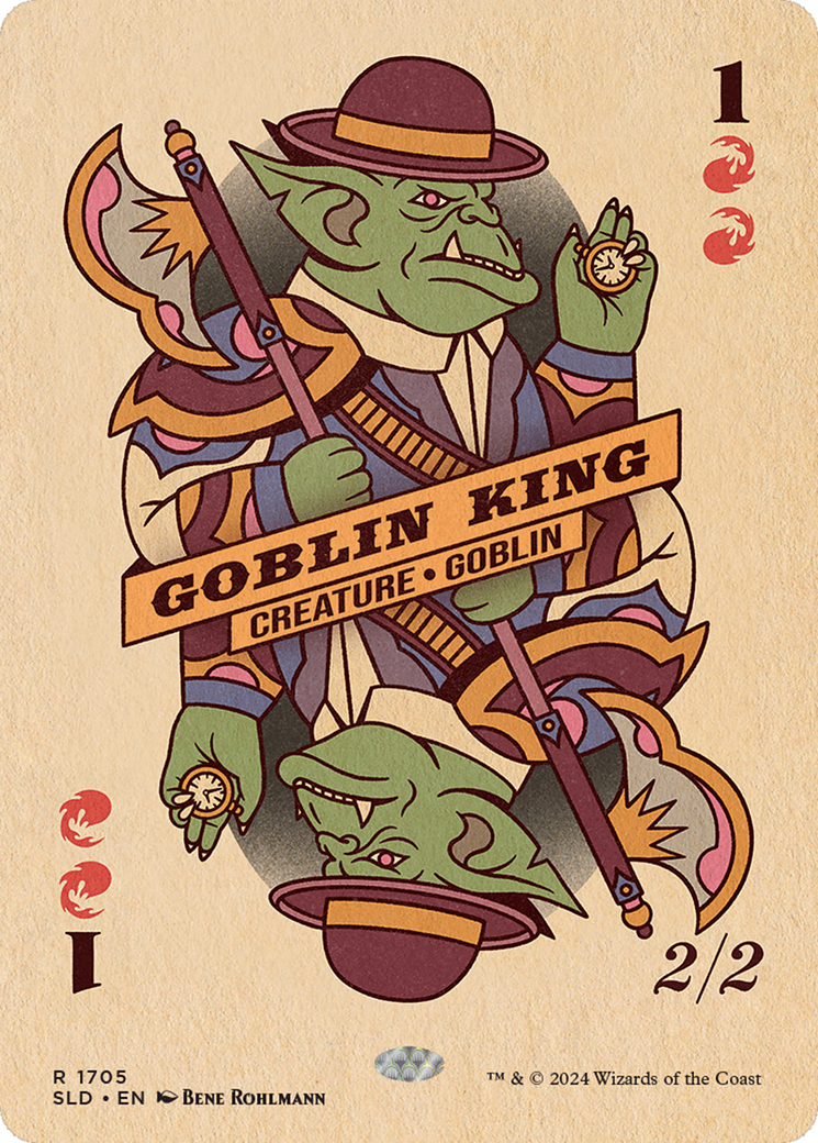 Goblin King (1705) (Rainbow Foil) [Secret Lair Drop Series]