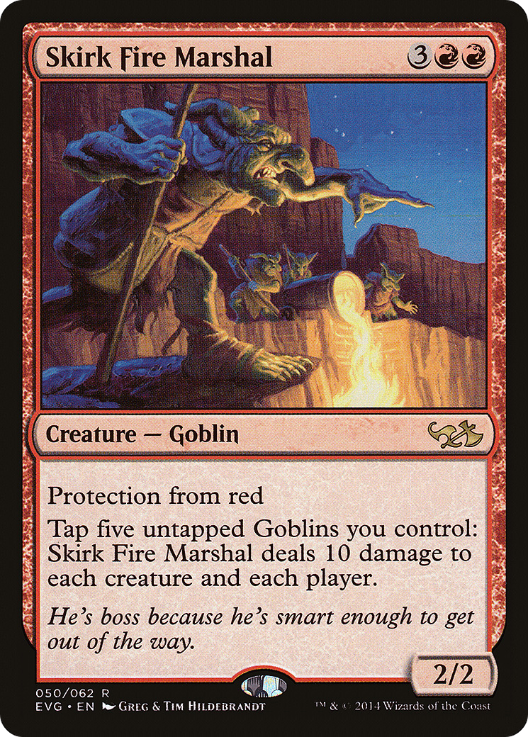Skirk Fire Marshal (Elves vs. Goblins) [Duel Decks Anthology]
