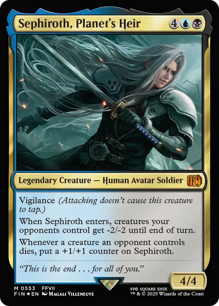 Sephiroth, Planet's Heir (FIN-553) - Universes Beyond: FINAL FANTASY Foil