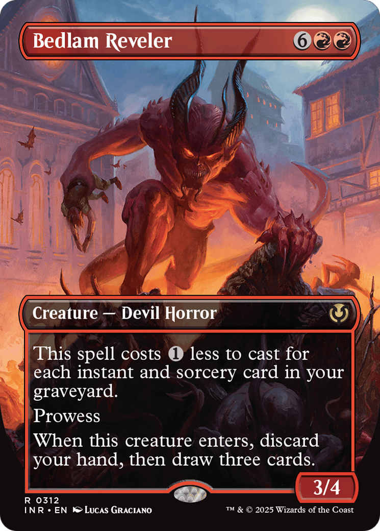 Bedlam Reveler (Borderless) (-312) - Innistrad Remastered
