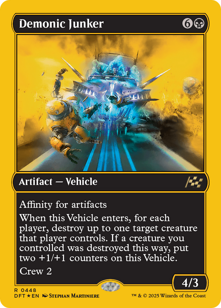 Demonic Junker (First-Place Foil) (-448) - Aetherdrift