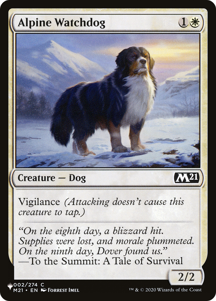 Alpine Watchdog (-002) - The List Reprints