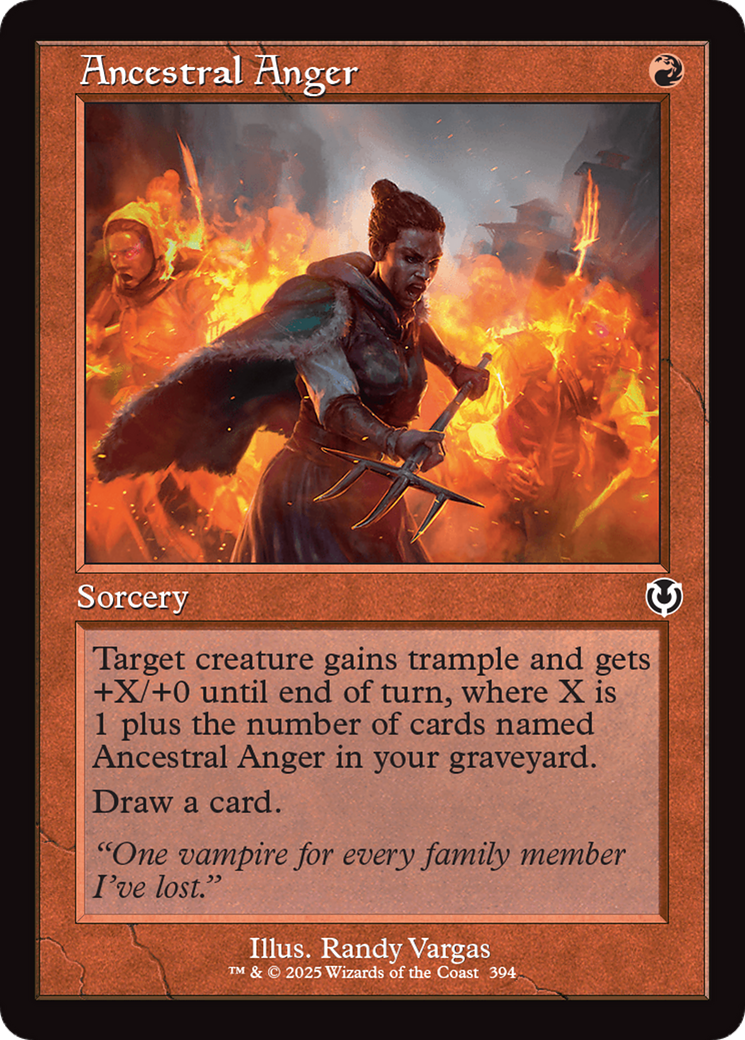 Ancestral Anger (Retro Frame) (-394) - Innistrad Remastered