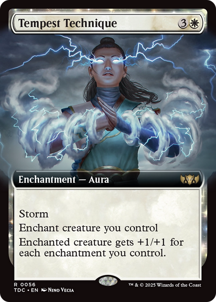 Tempest Technique (Extended Art) (TDC-056) - Commander: Tarkir: Dragonstorm