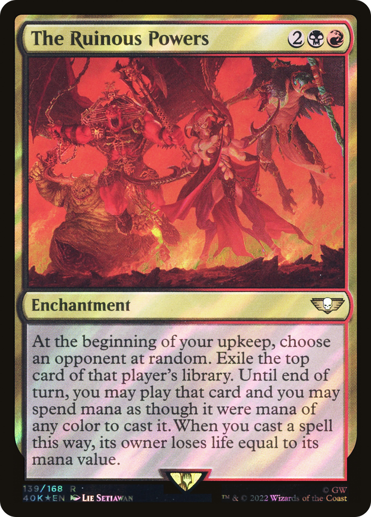 The Ruinous Powers (Surge Foil) [Universes Beyond: Warhammer 40,000]