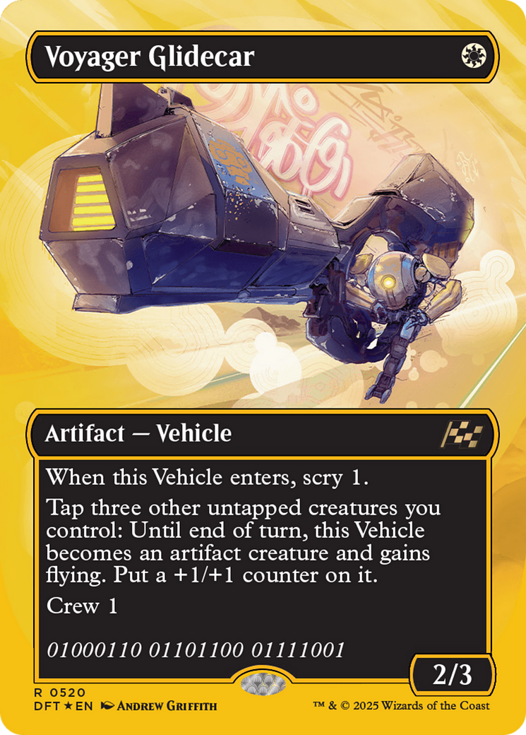 Voyager Glidecar (Borderless) (First-Place Foil) (-520) - Aetherdrift
