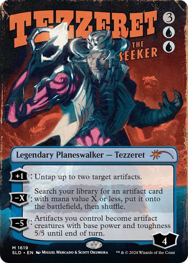 Tezzeret the Seeker (1619) (Rainbow Foil) [Secret Lair Drop Series]