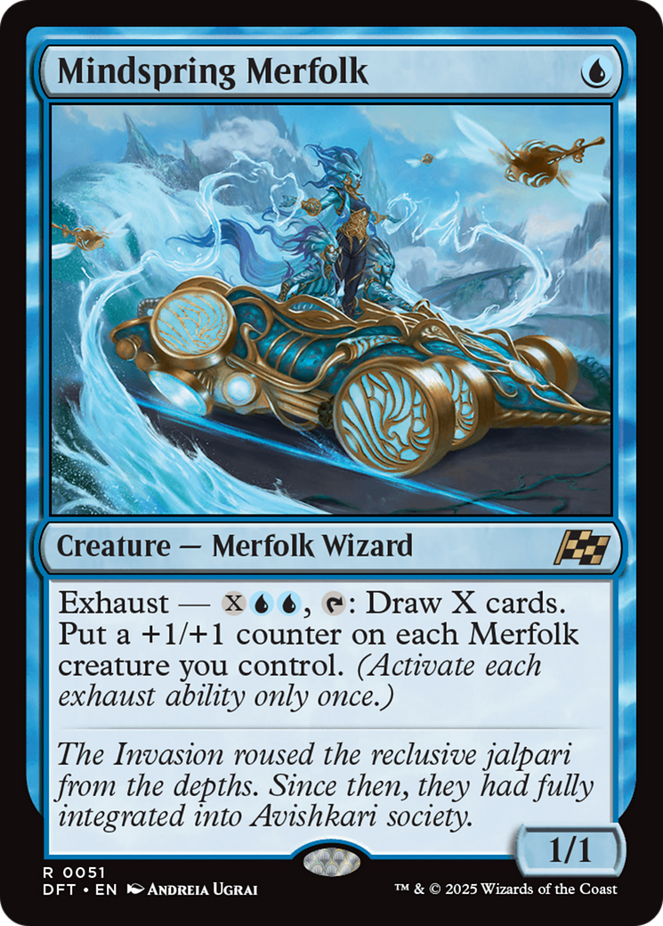 Mindspring Merfolk (-051) - Aetherdrift