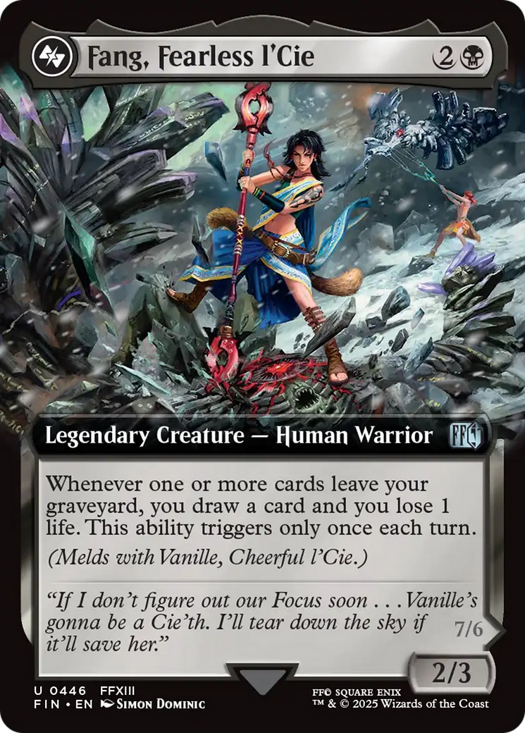 Fang, Fearless l'Cie (Extended Art) (FIN-446) - FINAL FANTASY
