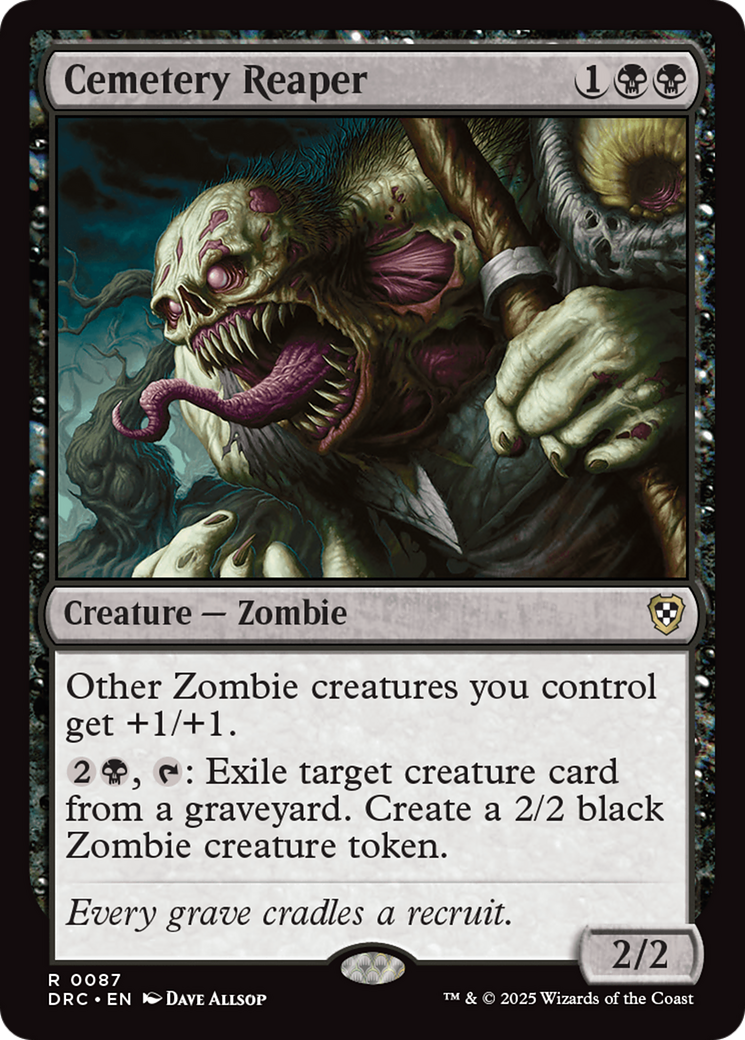 Cemetery Reaper (-087) - Commander: Aetherdrift