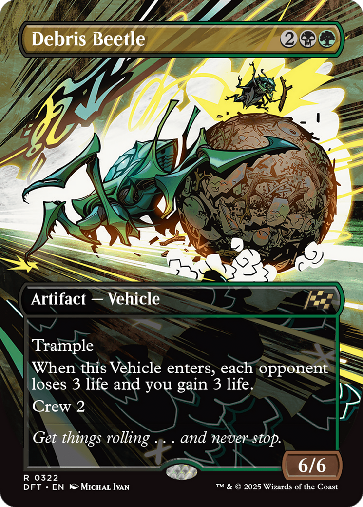 Debris Beetle (Borderless) (-322) - Aetherdrift