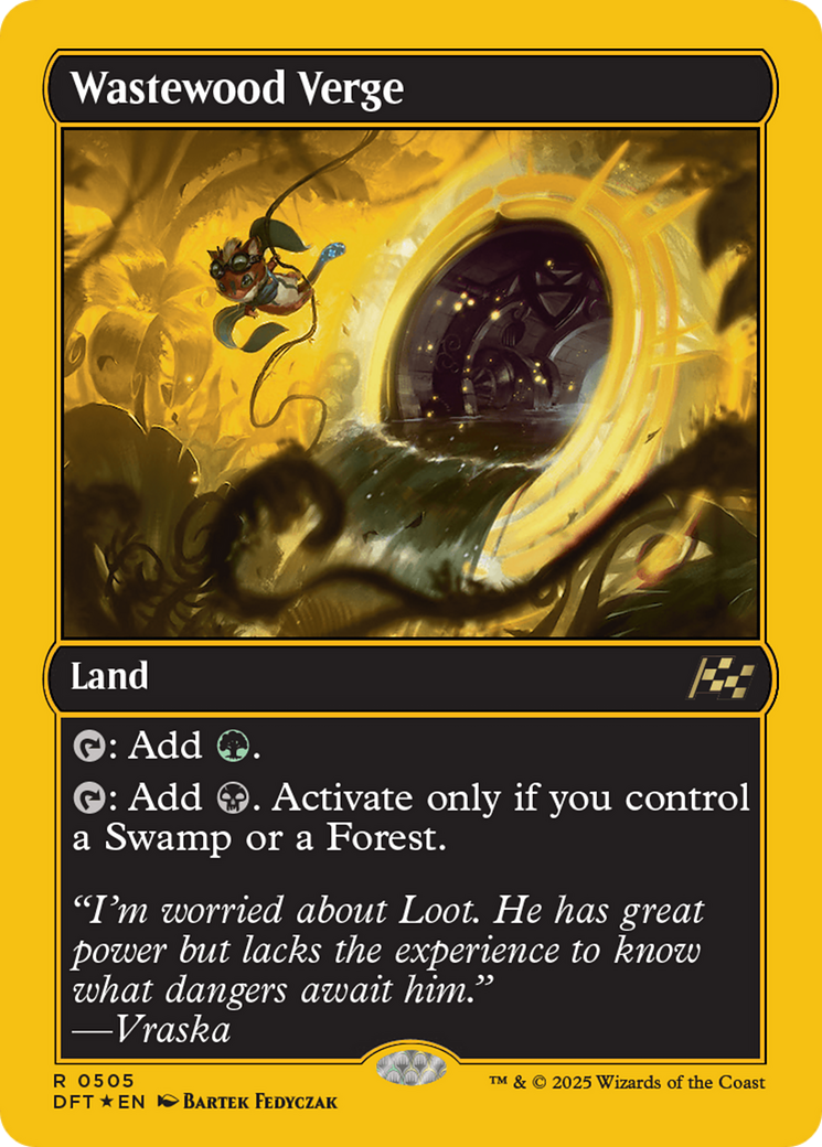 Wastewood Verge (First-Place Foil) (-505) - Aetherdrift