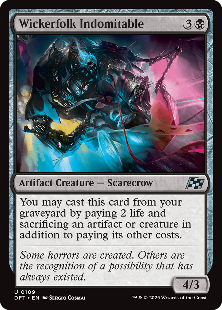 Wickerfolk Indomitable (-109) - Aetherdrift