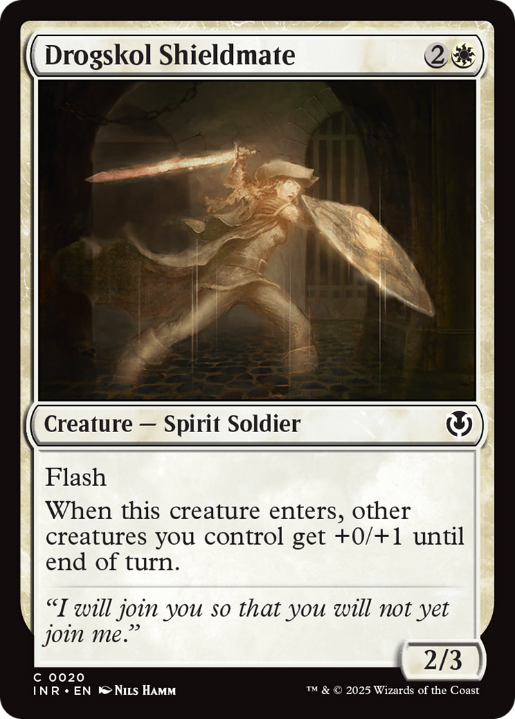 Drogskol Shieldmate (-020) - Innistrad Remastered Foil