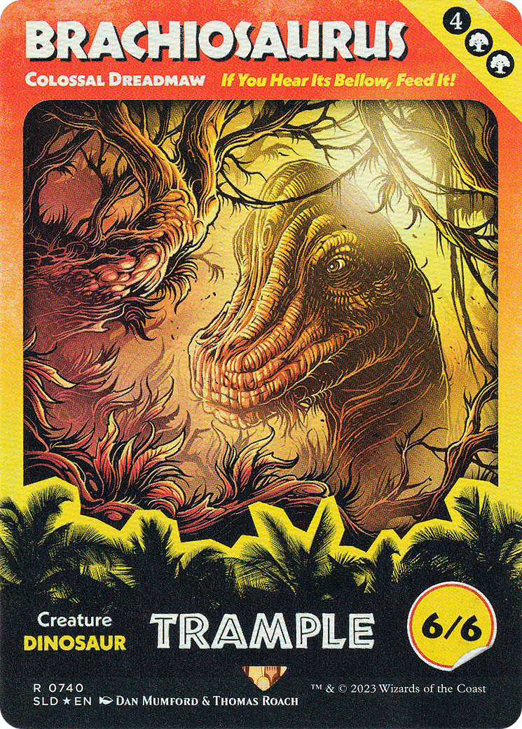 Brachiosaurus - Colossal Dreadmaw (Rainbow Foil) [Secret Lair Drop Series]