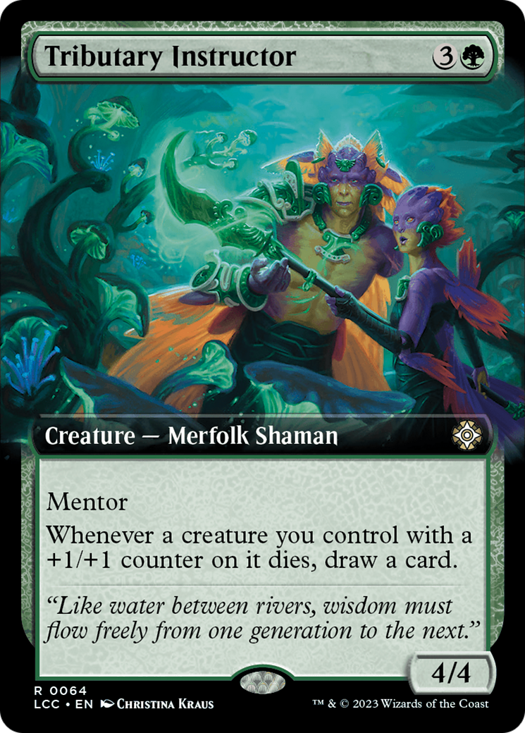 Tributary Instructor (LCC-064) - The Lost Caverns of Ixalan Commander: (Extended Art) Foil