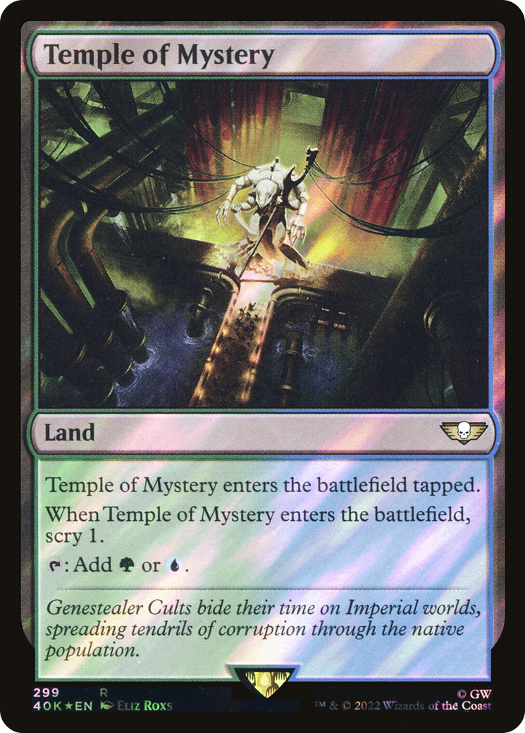 Temple of Mystery (Surge Foil) [Universes Beyond: Warhammer 40,000]