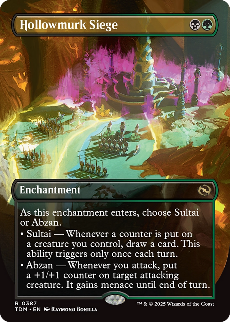 Hollowmurk Siege (Borderless) (TDM-387) - Tarkir: Dragonstorm
