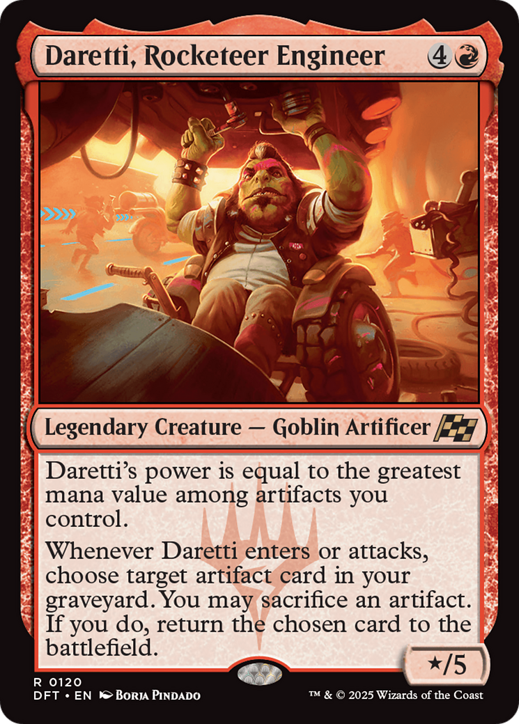 Daretti, Rocketeer Engineer (-120) - Aetherdrift