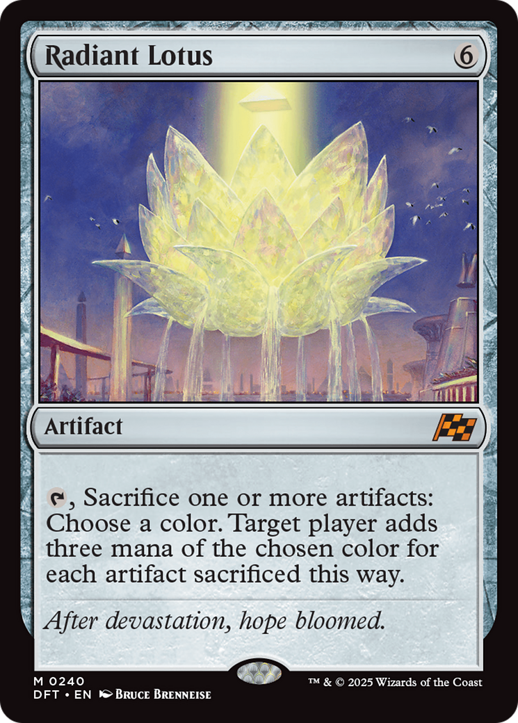 Radiant Lotus (-240) - Aetherdrift Foil