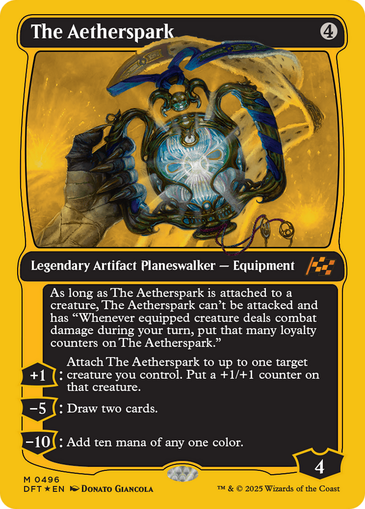 The Aetherspark (First-Place Foil) (-496) - Aetherdrift