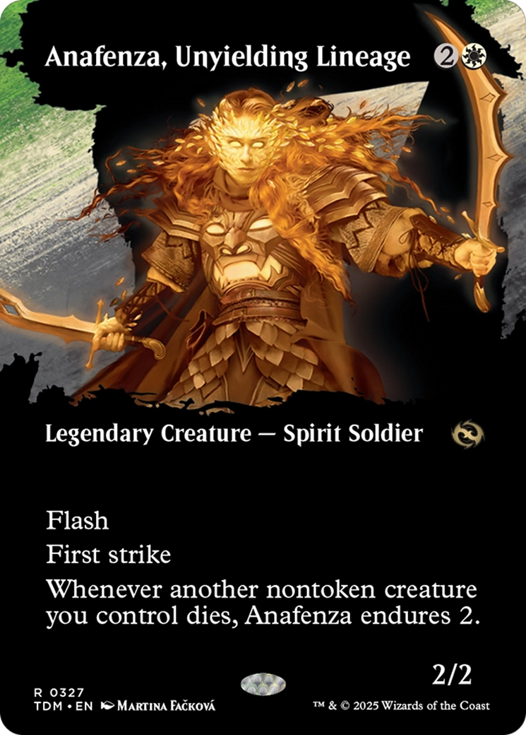Anafenza, Unyielding Lineage (Borderless) (TDM-327) - Tarkir: Dragonstorm
