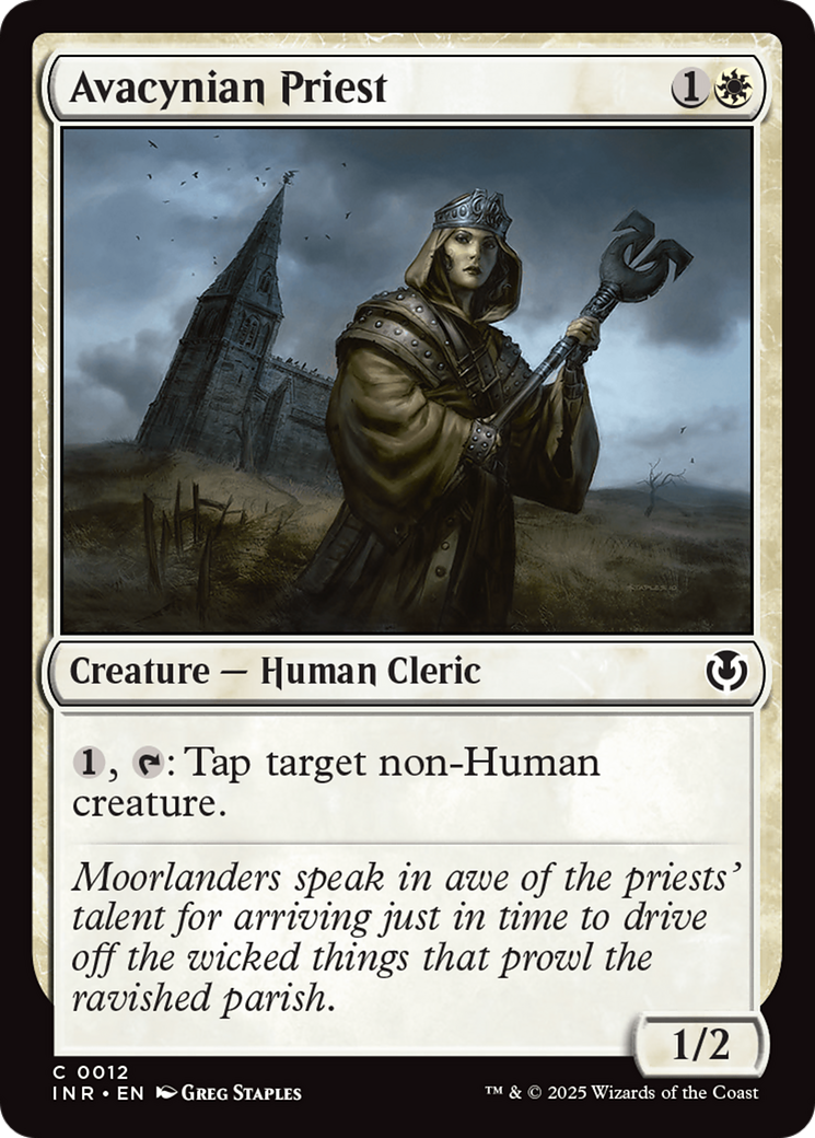 Avacynian Priest (-012) - Innistrad Remastered Foil