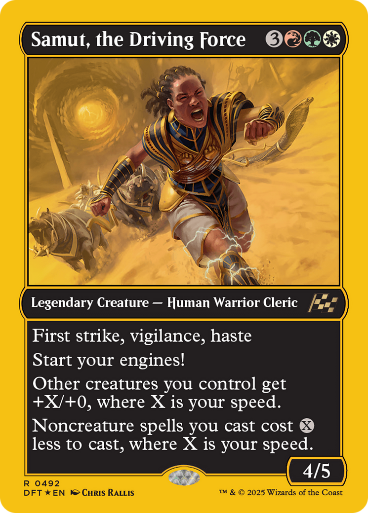 Samut, the Driving Force (First-Place Foil) (-492) - Aetherdrift