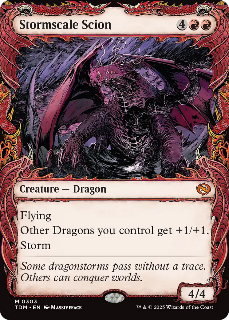 Stormscale Scion (Showcase) (TDM-303) - Tarkir: Dragonstorm