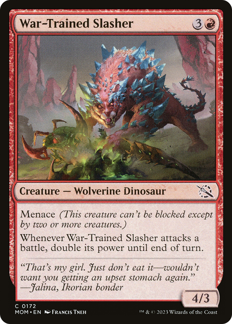 War-Trained Slasher [March of the Machine]