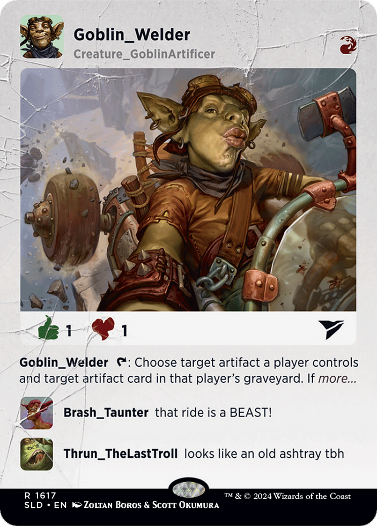 Goblin Welder (Rainbow Foil) [Secret Lair Drop Series]