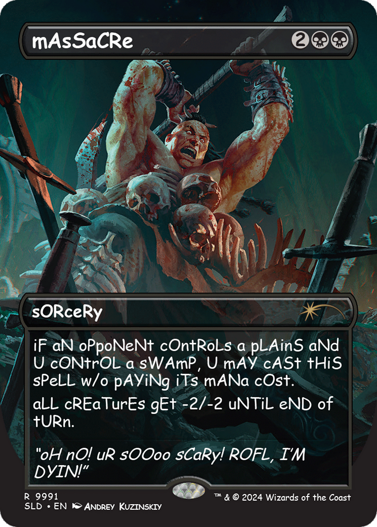mAsSaCRe (Rainbow Foil) [Secret Lair Drop Series]