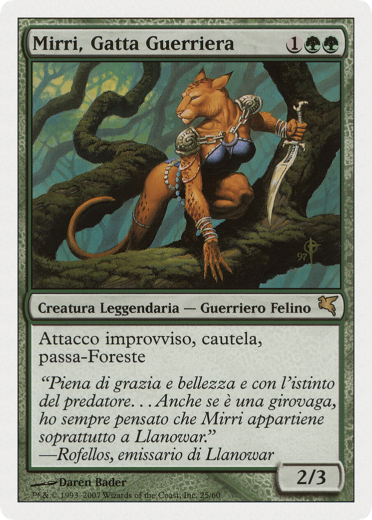 Mirri, Cat Warrior (PSAL-L25) - Salvat 2005
