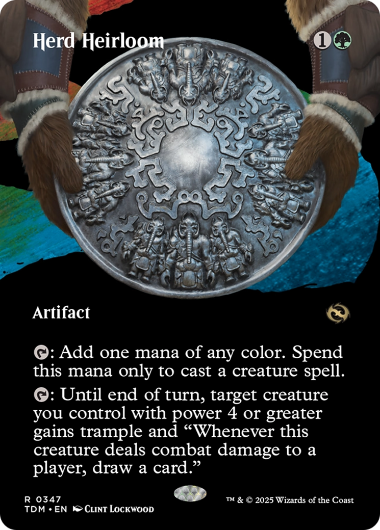 Herd Heirloom (Borderless) (TDM-347) - Tarkir: Dragonstorm Foil