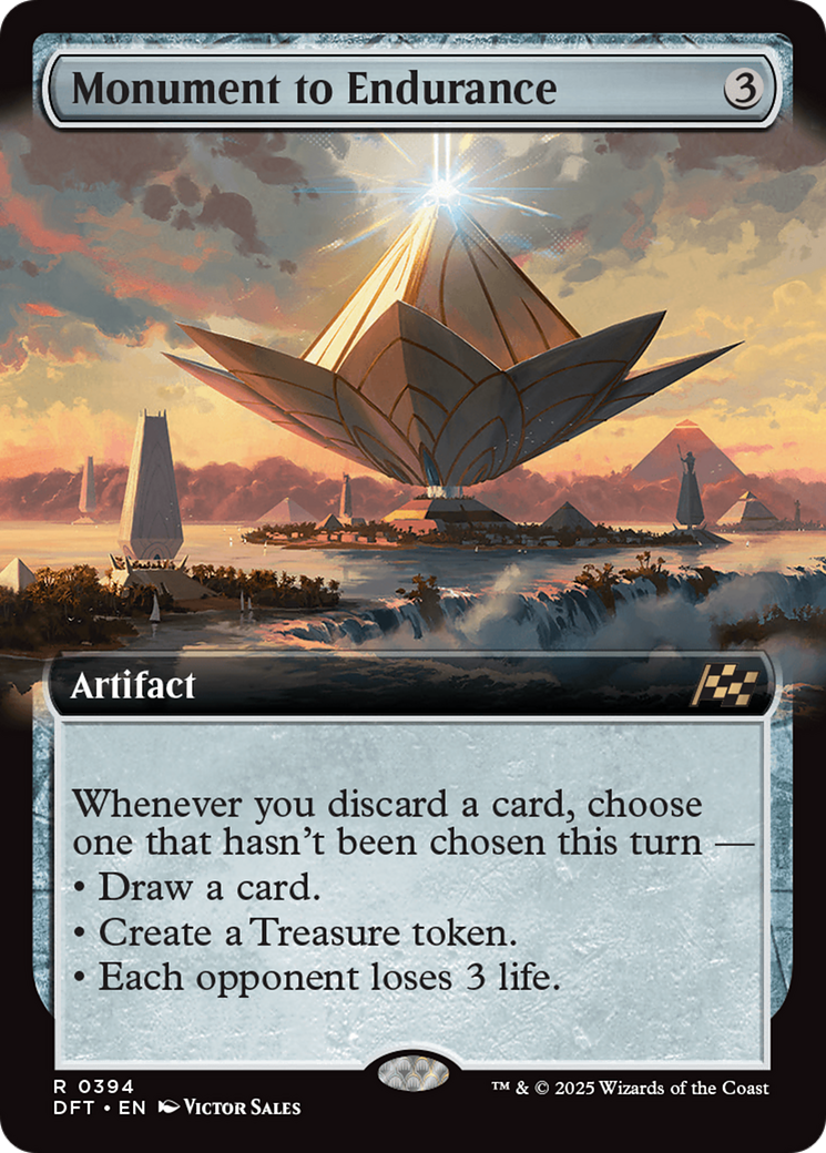 Monument to Endurance (Extended Art) (-394) - Aetherdrift Foil