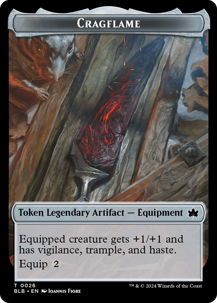 Cragflame (BLB-026) - Bloomburrow Tokens