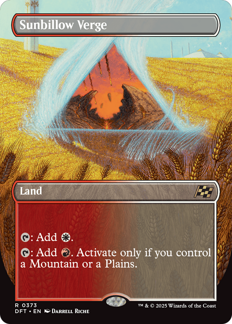 Sunbillow Verge (Borderless) (-373) - Aetherdrift
